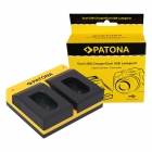 Chargeur double pour batteries Panasonic DMW-BLK22 - Patona