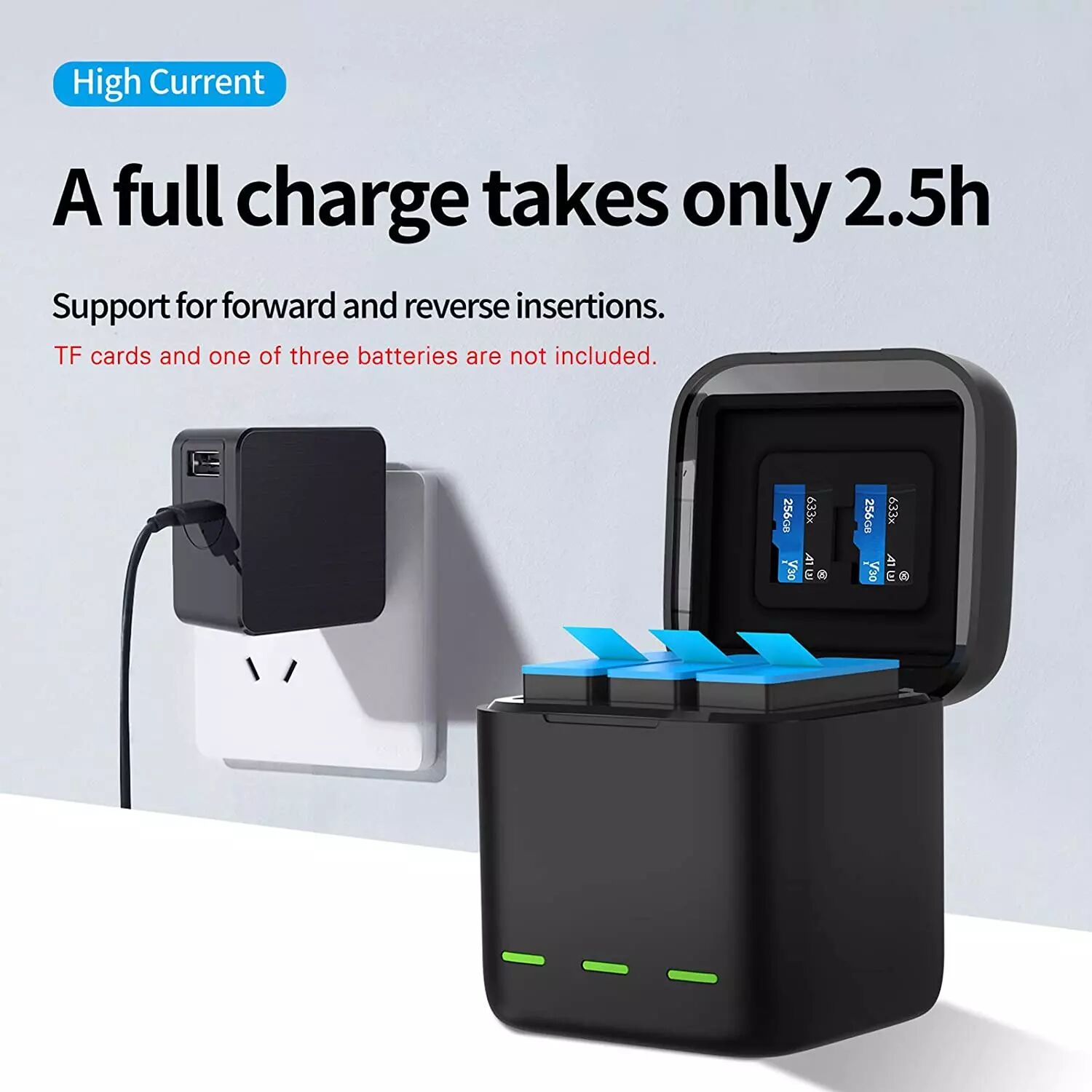 Chargeur de batterie double et batteries Enduro - GoPro