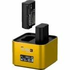 Chargeur Hähnel ProCube3 - Compatible Fujifilm, Sony, Olympus, Nikon, Panasonic, Canon