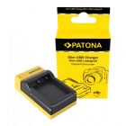 Chargeur micro-USB pour batteries Fujifilm NP-W126 - PATONA 