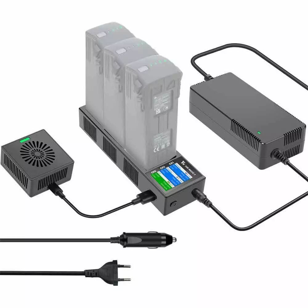 Hub de charge avec écran pour DJI Mini 1 & 2 - Parbeson