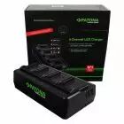 Chargeur premium quadruple pour Sony BP-U30 BP-U60 BP-U90 BP-U95 - PATONA