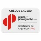 Chèque cadeau smartphone ou argentique Graine de Photographe