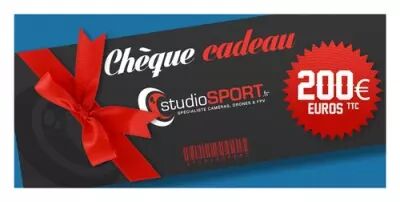 Chque cadeau studioSPORT 200  