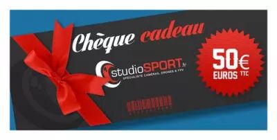 Chque cadeau studioSPORT 50  