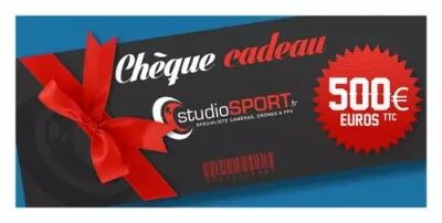 Chque cadeau studioSPORT 500  