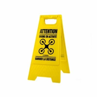 Chevalet de signalisation Drone Fran�ais/Anglais
