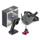 DIATONE 1:76 Q33 Karting FPV RTR Car RTR KIT with goggles Red