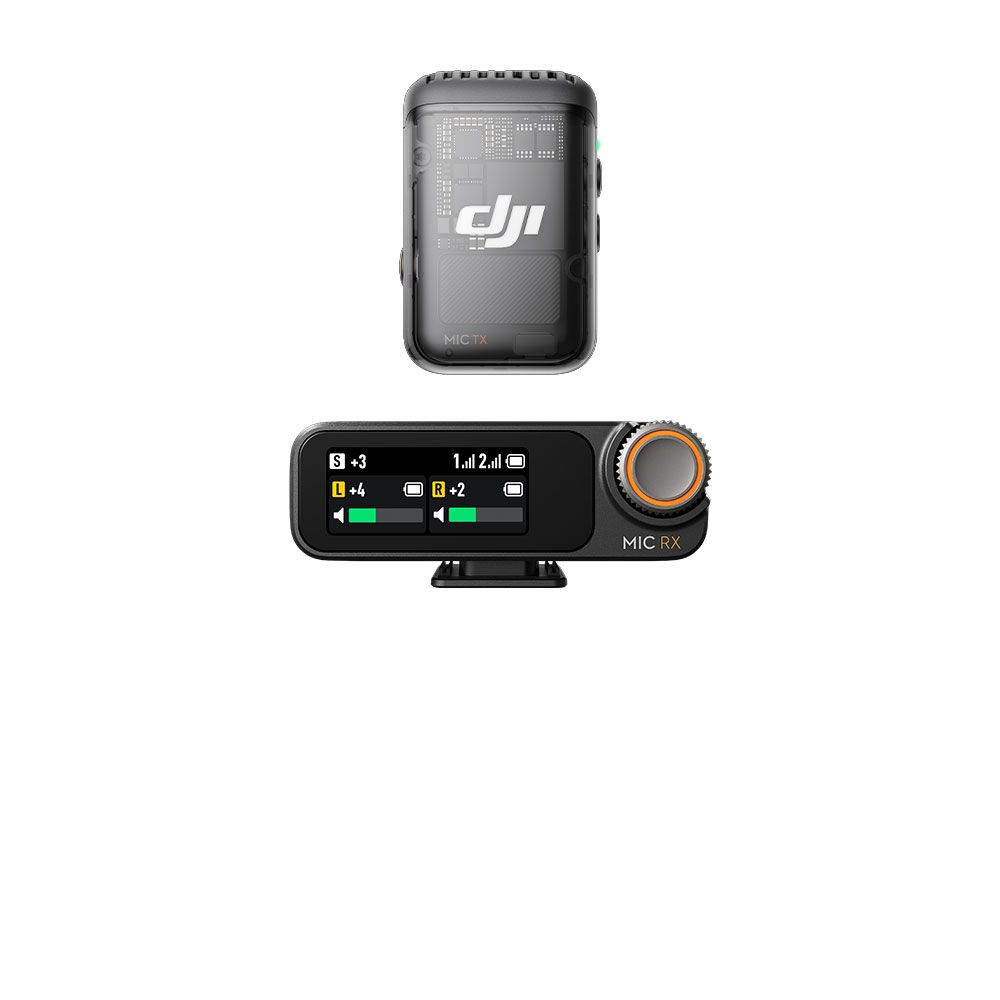 DJI Mic (1 RX + 2 TX) - Microphone sans fil