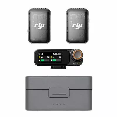 DJI Mic 2 (1 RX + 2 TX) : l'audio professionnel de proche