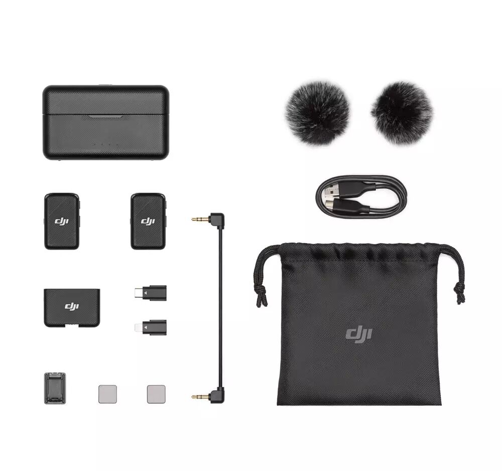 DJI Mic (1 RX + 2 TX) - Microphone sans fil