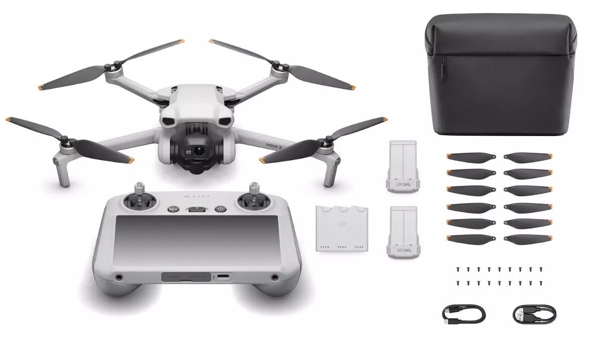 DJI Mini 3 Fly More Combo avec DJI RC : Un kit complet surpuissant !