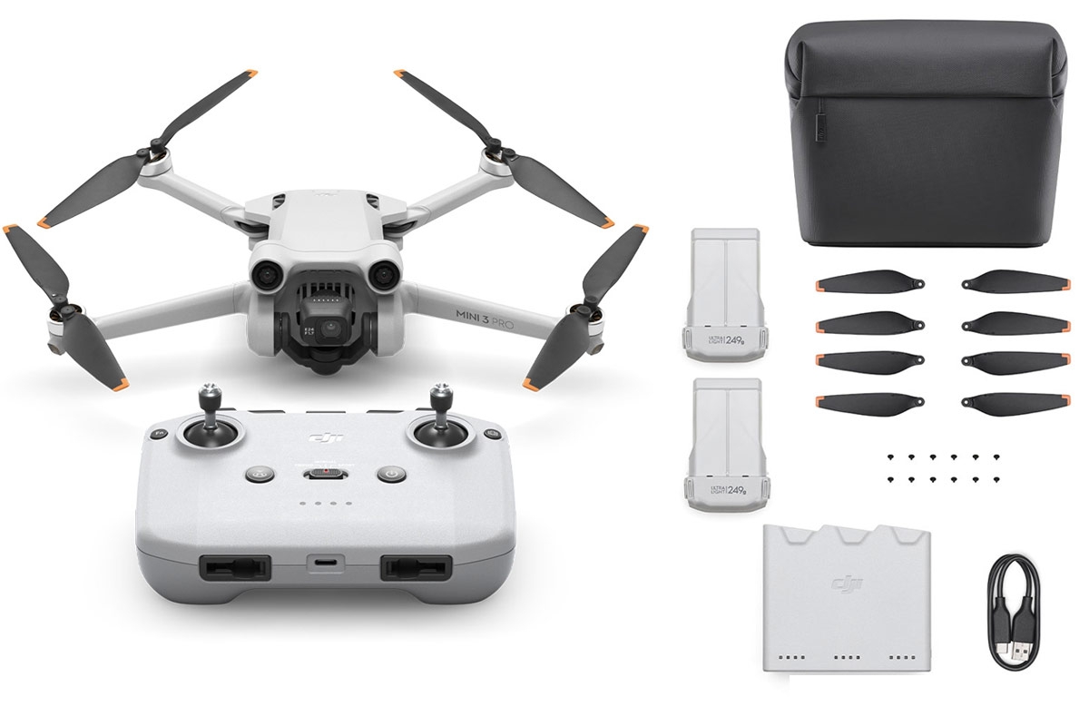 ! drone et ses More accessoires Mini DJI le tous Combo : 3 Fly Pro
