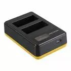 Double chargeur LCD pour batterie Fujifilm NP-W126 - PATONA 