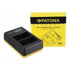Double chargeur LCD pour Canon LP-E6 - PATONA