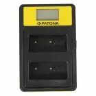 Double chargeur LCD pour Fujifilm NP-W126 - PATONA