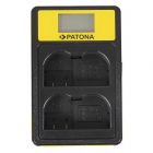 Double chargeur LCD pour Nikon EN-EL1 - PATONA