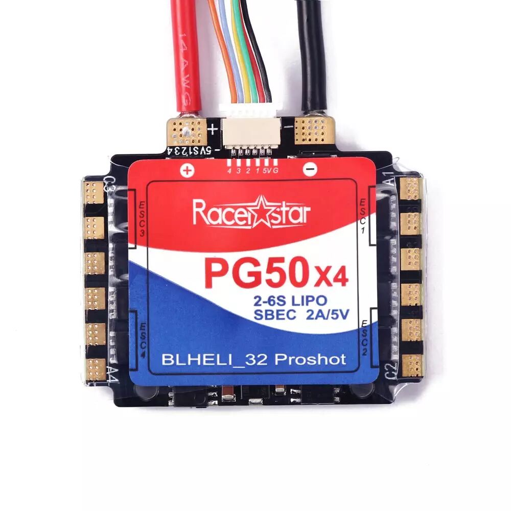 ESC 4en1 50A 2-6S Blheli_32 Proshot
