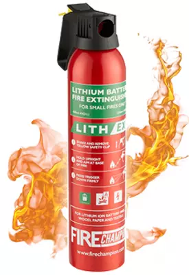 Extincteur Arosol 400ml spcial Lithium