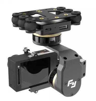 Nacelle avec platine supérieure Plug And Play Gimbal Feiyu Mini 3D PRO plug and play pour GoPro Hero 3/3+ et 4