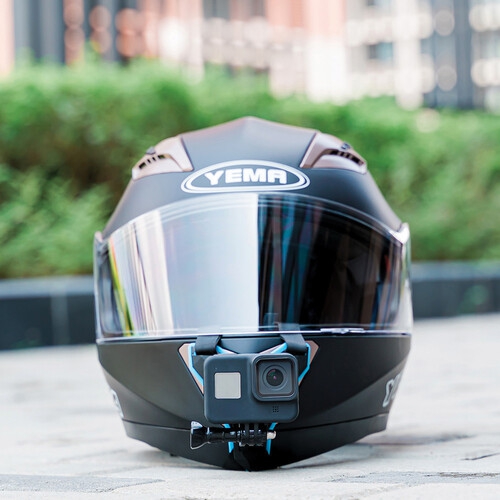 Telesin - Fixation sur casque moto pour caméra d'action