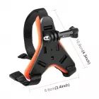 Fixation casque moto pour GoPro - Puluz