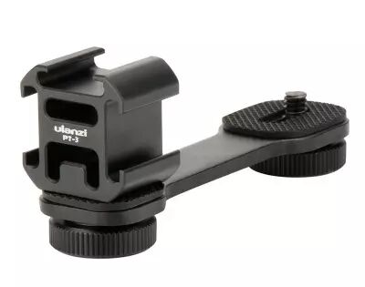 Fixation cold shoe triple pour stabilisateur - Ulanzi