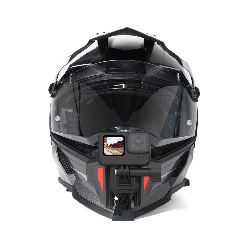 Fixation casque de moto Telesin pour actioncams