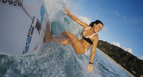 Support Fixe pour caméra de Planche de Surf, Support de Fixation de caméra  résistant à l'usure pour Moniteur pour Surfer sur l'eau