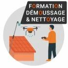 Formation démoussage et nettoyage par drone (pulvérisation et perche télescopique) 2 jours