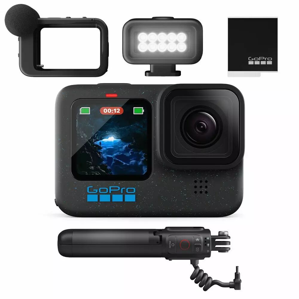 GoPro Ensemble d'accessoires HERO12 – Comprend Une HERO12 Noire