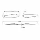 H&eacute;lice repliable 15 pouces 1565 TL100D29 CW/CCW - Tarot