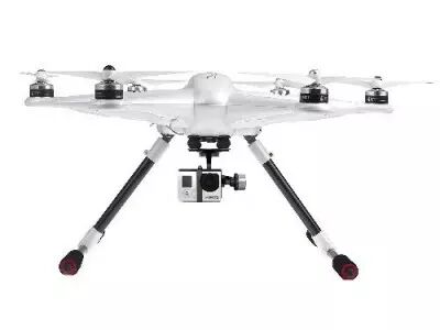 Le drone Walkera Tali H500 RTF est disponible en version blanche, avec sa nacelle G-3D et sa radiocommande DEVO F12E.