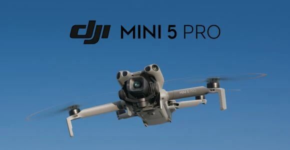 DJI Mini 5 Pro en plein vol