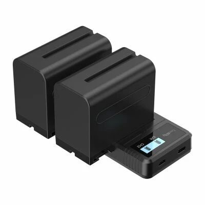 Kit 2 batteries et chargeur double 3821 / 3823 / 3824B - SmallRig