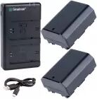 Kit chargeur et batteries NP-FZ100 - Smatree