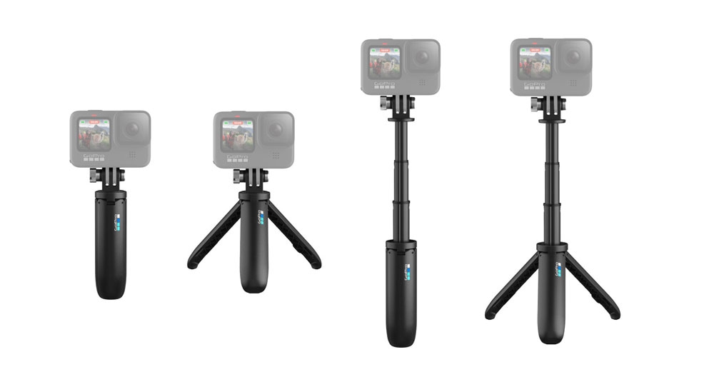 Accessoires pour caméra sport Gopro Shorty Mini Perche extensible et  trépied pour GoPro