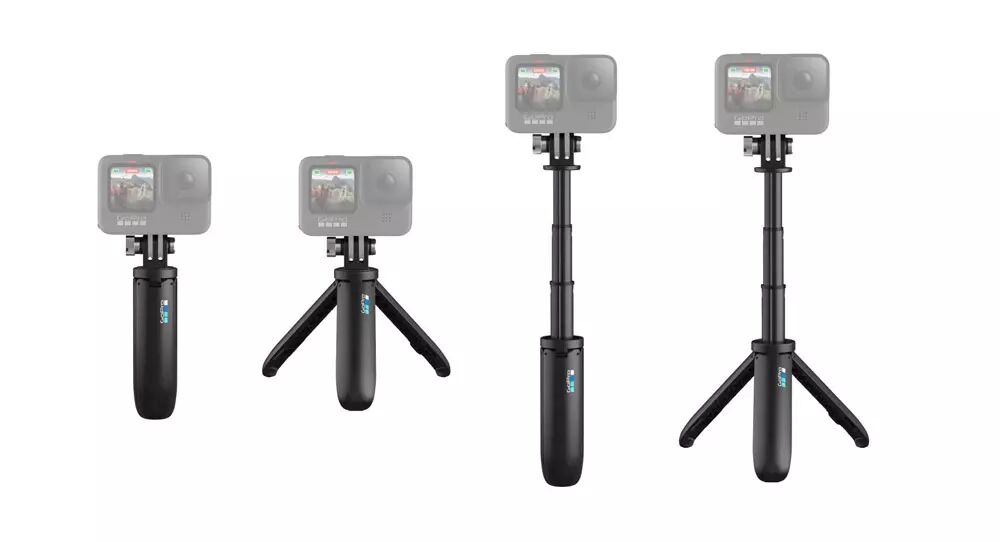 Pack GoPro Shorty Mini-perche extensible et Trépied - Accessoires