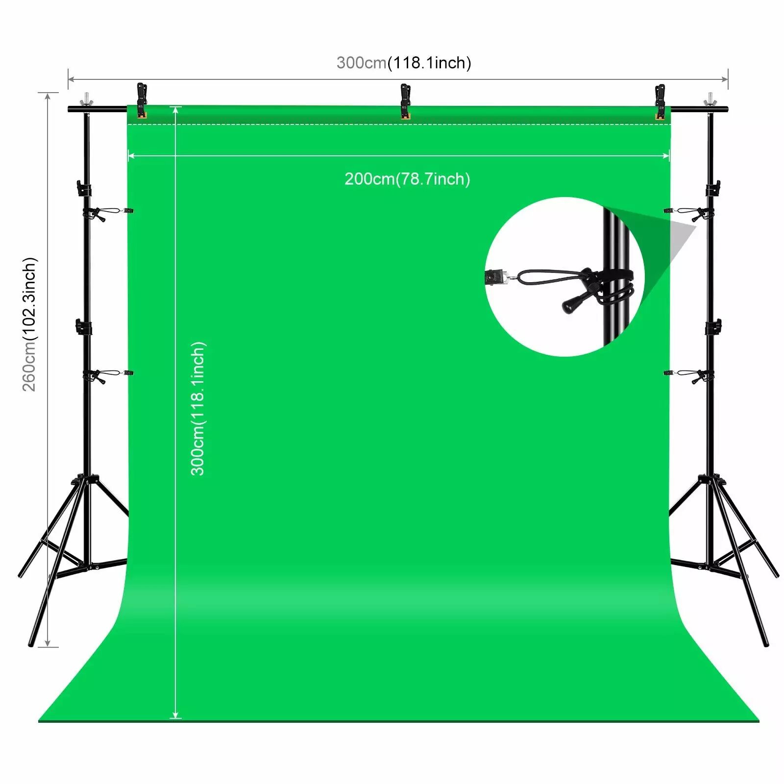 Kit d'éclairage pour studio photo avec toiles de fond et réflecteur