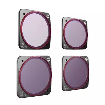 Kit de 4 filtres ND-PL professionnels pour DJI Action 2 - PGYTECH