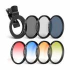 Kit de 7 filtres &agrave; clipser (CPL, ND32, &eacute;toile, couleurs) - Neewer