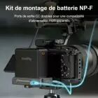 Kit de plaque de montage d\'adaptateur de batterie NP-F 4696 pour appareils photo sans miroir - SmallRig