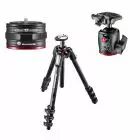 Kit de trépied à 4 sections carbone, QR Catcher et Rotule Ball Pro - Manfrotto