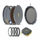 Kit filtres magn&eacute;tiques ND variable 1-9 stops et Black Mist JetMag Pro Mist Creative 82MAG - NiSi