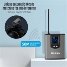 Kit Microphone sans fil UHF - Telesin