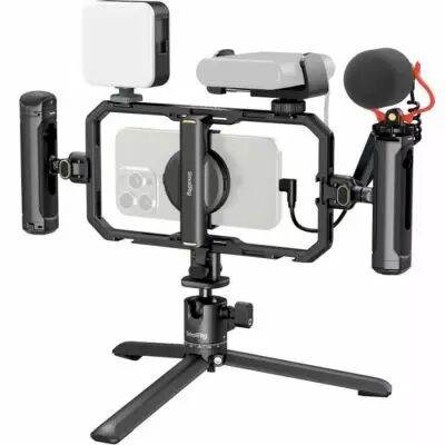 Kit vido tout-en-un 4704 pour crateurs de smartphones avec systme audio et d\'clairage quick pro - SmallRig