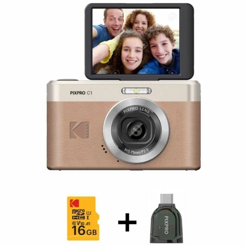 Kodak PIXPRO C1 デジタルカメラ Appareil photo Kodak Pixpro C1 | 13MP avec écran selfie 180°