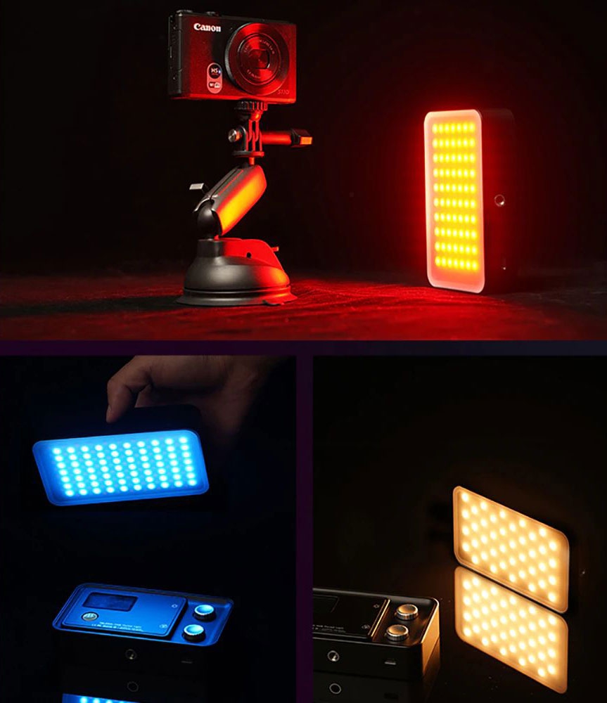 Lampe LED RGB Telesin TE-RGB-001
