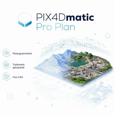 Logiciel de photogramm�trie PIX4Dmatic Pro Plan - Pix4D