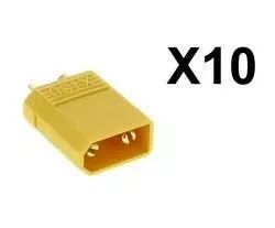 Lot de 10 connecteurs XT30 mle